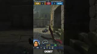 YUURIH WITH THE 1V2 CLUTCH - ANCIENT - #shorts #csgo