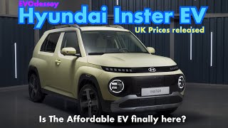 Hyundai Inster EV UK Pricing released. Is the quality affordable EV finally here?