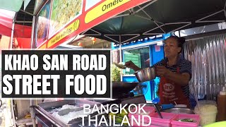 STREET FOOD in Backpacker's Paradise: KHAO SAN ROAD NIGHT MARKET - Bangkok, Thailand  //  163