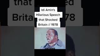 IDD AMIN !! Shocking,What he told the British!