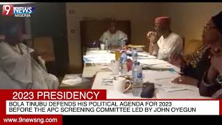 This Is What Happened When Tinubu Appeared Before The APC Screening Committee Led By John Oyegun