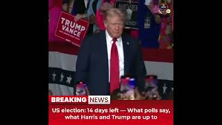 Desitdown News (US election 14 days left — What polls say, what Harris and Trump) #desitdown #news