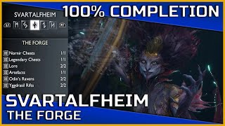 God of War Ragnarök - The Forge (Svartalfheim) - 100% Completion