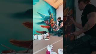 Painting a HUGE Underwater Scenery