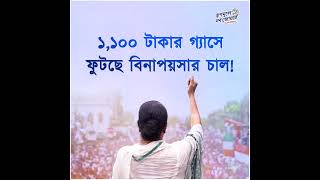 ১,১০০ টাকার গ্যাসে ফুটছে বিনাপয়সার চাল!#TrinamooleNaboJowar #WestBengal #MamataBanerjee