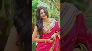 Marathi actress in Gulabi Saree #gulabisadi #gulabisaree #viral