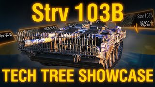 How to make it's armor work | Strv 103B Tech Tree Showcase