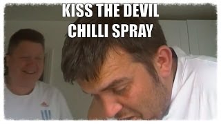 KISS THE DEVIL CHILLI SPRAY ** VOMIT WARNING ** | SUPERMADHOUSE83