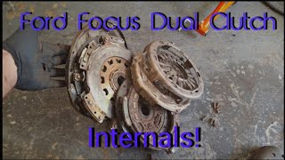 Taking Apart a Ford Focus DUAL Clutch Pack! DPS6 Powershift Transmission!