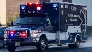 Lodi Volunteer Ambulance Rescue Squad 2 Responding