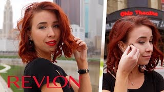 Lindsay Marie Rocks a Red Lip in Columbus | #LiveBoldly Road Trip | Revlon