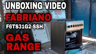 Unboxing | Fabriano Gas Range | F6TS31G2-SSH