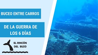 Buceo entre camiones y carros de la Guerra de los 6 días en el Mar Rojo en Egipto