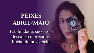 Tarot Peixes - Abril/Maio (Pós-Eclipse) - Estabilidade, sucesso e descanso merecidos. Um novo ciclo.