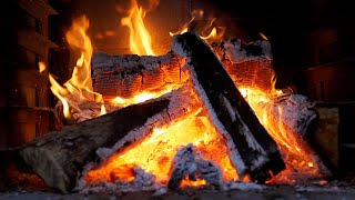 Fireplace 10 Hours Full HD | Cracking & Burning Sounds for Stress Relief