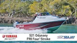 Sea Jay 521 Odyssey Powered By Yamaha F90 Four-Stroke