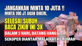 YANG DIRAHASIAKAN ORANG KAYA❗3 Doa Cepat Kaya Zikir 100X Usai Subuh, Amalan Habib Umar Bin Hafidz