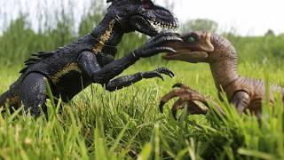 Velociraptor vs. Indoraptor Stop Motion