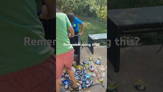 Smashing Cans to Make Some Money! (Recycling) #shorts #entrepreneurship #entrepreneurs