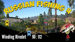 Russian Fishing 4 - Winding Rivulet - Super Trophy Frog - Kręty strumyk