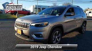 Certified 2019 Jeep Cherokee Limited, Flemington, NJ J18502A