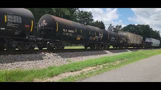 ( CSX M652 ) CSX #3458 Leads Manifest Through Iron Station NC