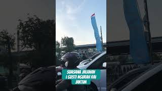 Suasana jalanan sepanjang I Gusti Ngurah Rai Jakarta Timur #suasana #shortvideo #trendingshorts