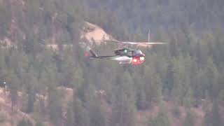 BC interior helicopters landing