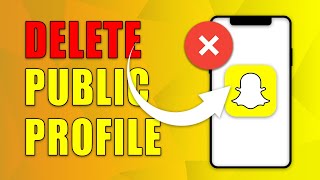 How to Delete Public Profile Snapchat (2024)