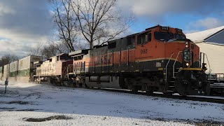 1990s BNSF power in NY with an unpatched ATSF on NS 264