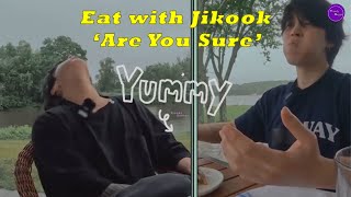 Eat with Jikook - 'Are You Sure' variety show|예능 '진짜입니까'에서 지국과 함께 식사하세요 #jimin #jungkook #areyousure