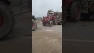 Very Heavy Loaded Trolley Sugarcane Stunt