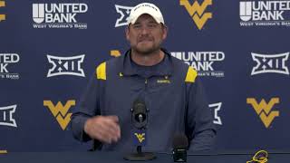 #WVU assistant football coach Victor Cabral 8/14/24