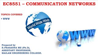 WWW (World wide Web) & Web documents