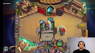 Match sans voir classé Diamant au jeu vidéo Hearthstone, le stress du chrono !