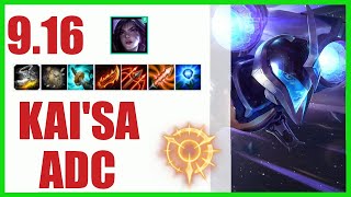 Kai'Sa ADC Ranked Challenger Build 9.16 - KR Challenger