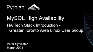 MySQL High Availability Stack: Orchstrator, Proxysql, and Consul with Peter Sylvester