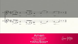 Amen | Misa De Aguinaldo • Alto / Bass Guide