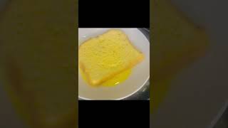 Delicious Custard Toast #delicious #trending #homemade #custard #toast#viral #breadrecipe