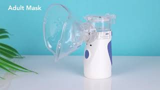 Inhaler Portable Nebulizer for inhalation Handheld Ultrasonic Steaming Devices Home USB