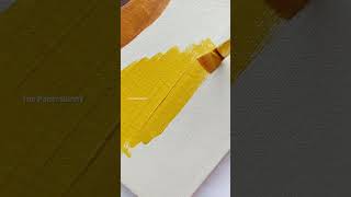 Easy Canvas Painting for Beginners |Painting on Small Canvas