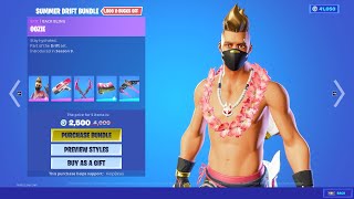 RARE SUMMER DRIFT BUNDLE BACK OUT IN THE FORTNITE ITEM SHOP