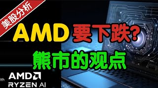 AMD要下跌了吗？！熊市的两个观点！