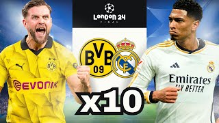 Am simulat Finala Champions League 2024 de 10 ori în FC24 🏆