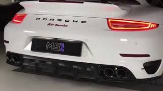 Porsche 911 Turbo S выхлоп