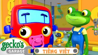 Lần Đầu Bé Xe Tải Đến Ga-ra | Xe TảI Dành Cho Trẻ Em | Gecko’s Garage Tiếng Việt