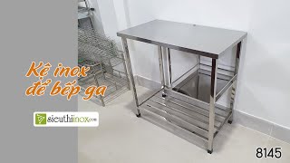 Kệ inox để bếp ga, mẫu 8145 | sieuthiinox.com