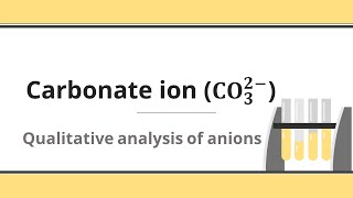 carbonate ion