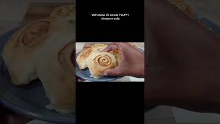 Quick FLUFFY Cinnamon Rolls! #cinnamonrolls #fluffycinnamonrolls #easycinnamonrollrecipe #bakingtips