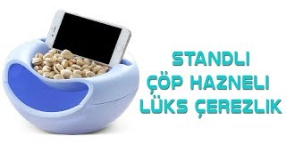 Standlı Çöp Hazneli Lüks Çerezlik (2 ADET!)